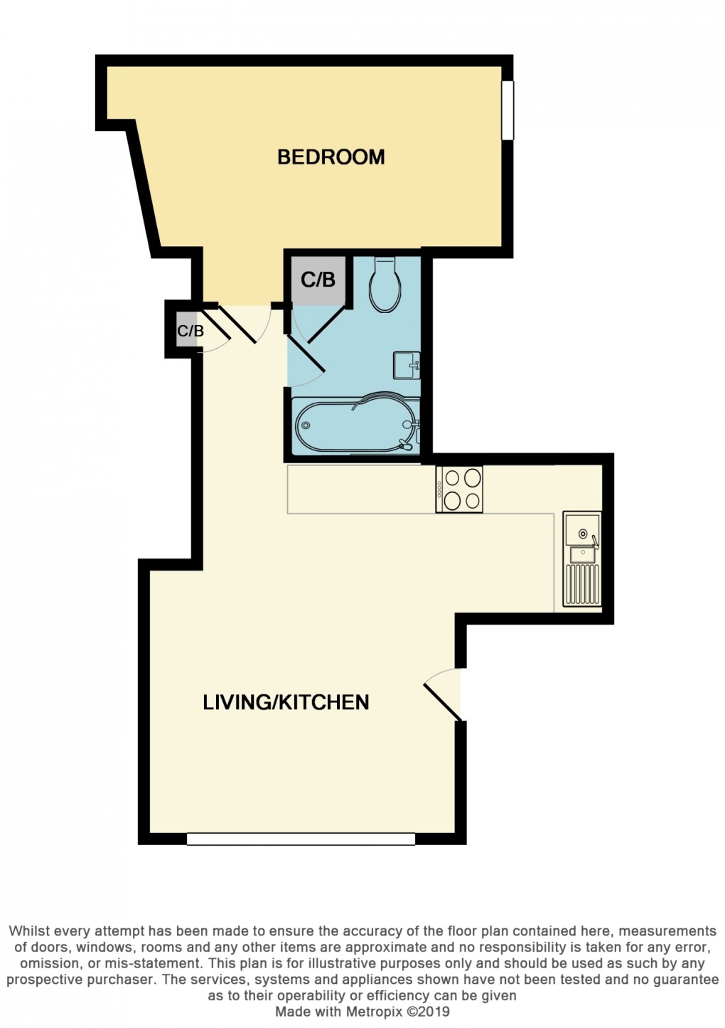 Floorplan for The Treasury, 1 Barclay House, 17 Queen Street, Lostwithiel, PL22 0AD