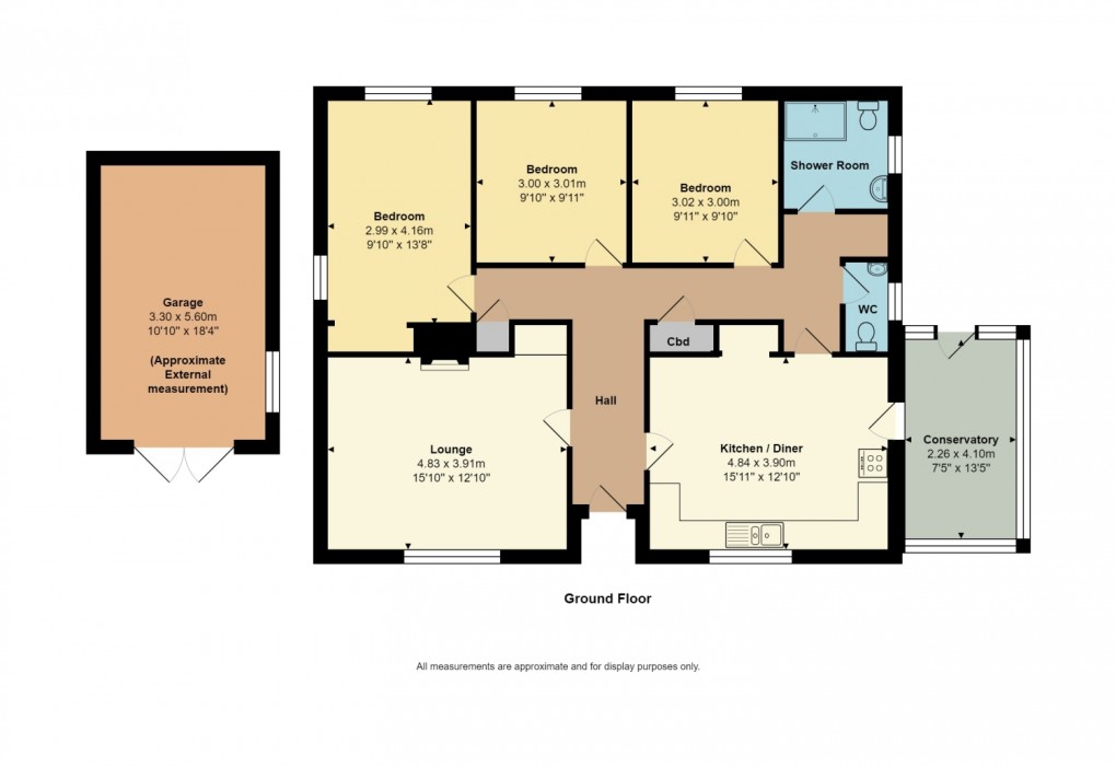 Floorplan for Springfield Red Lane, Bugle, St. Austell