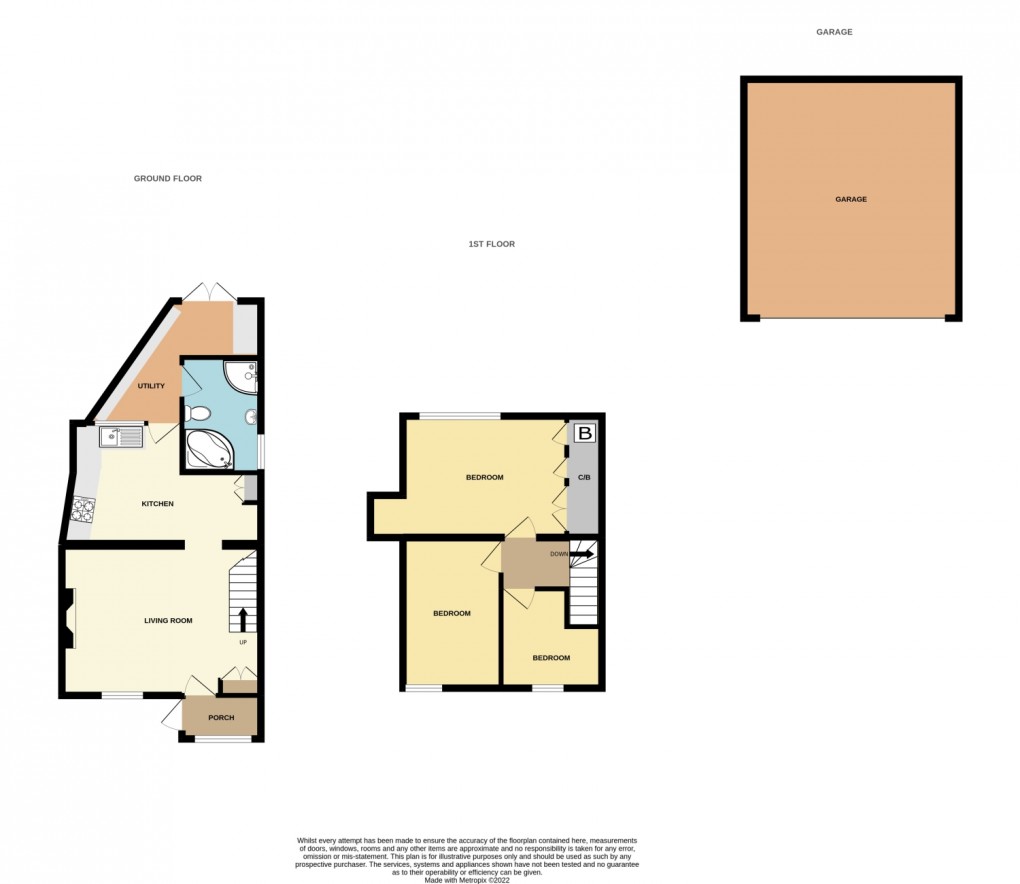 Floorplan for Station Road, St. Blazey, Par, Cornwall, PL24