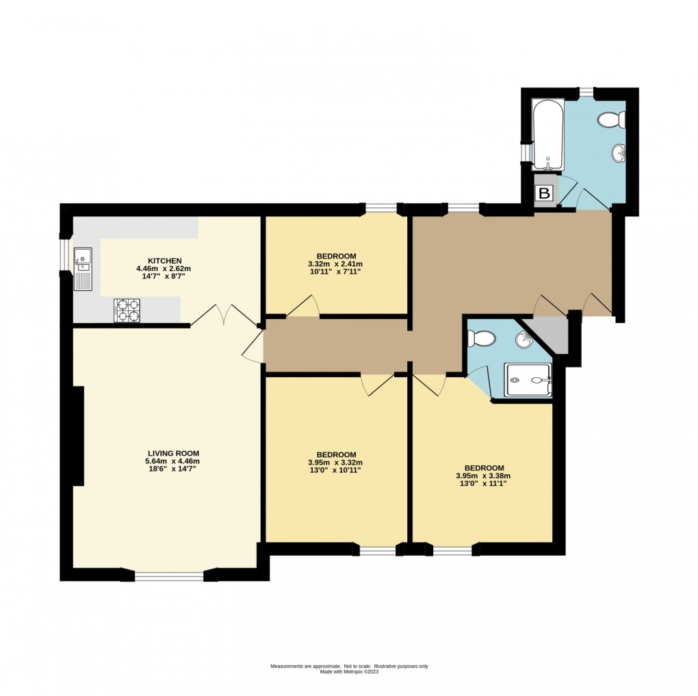 Floorplan for St. Marys Gardens Westheath Avenue, Bodmin, Cornwall, PL31