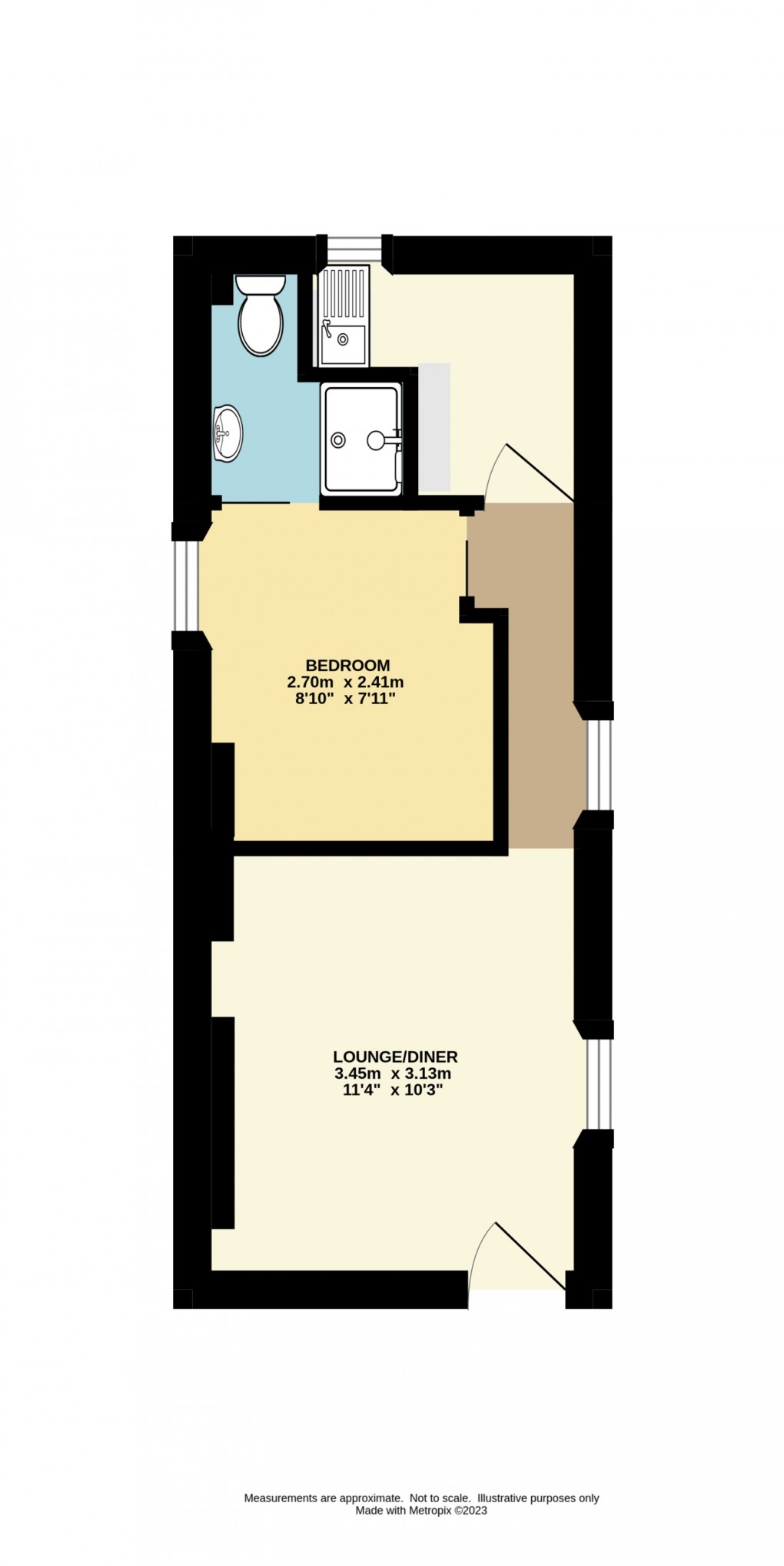 Floorplan for 15-17 Honey Street, Bodmin, Cornwall, PL31