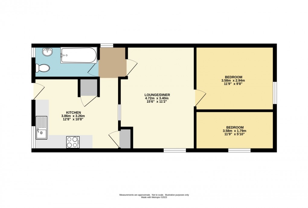 Floorplan for South Street, Lostwithiel, Cornwall, PL22