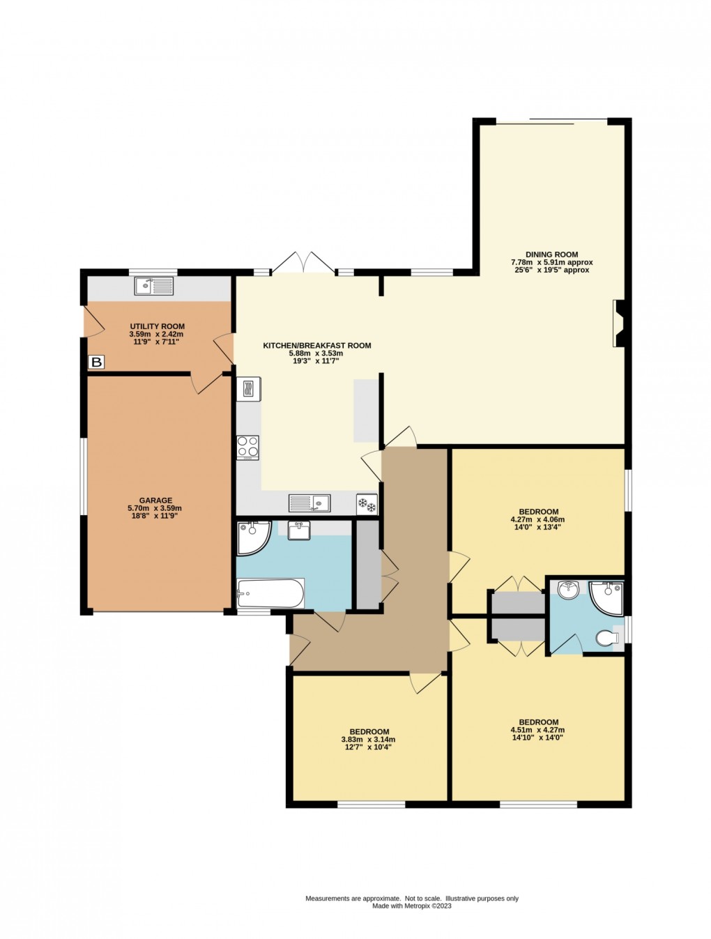 Floorplan for Grass Valley Park, Bodmin, Cornwall, PL31