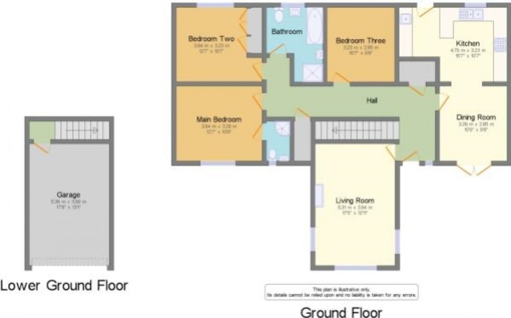 Floorplan for Halgavor Park, Bodmin, Cornwall, PL31