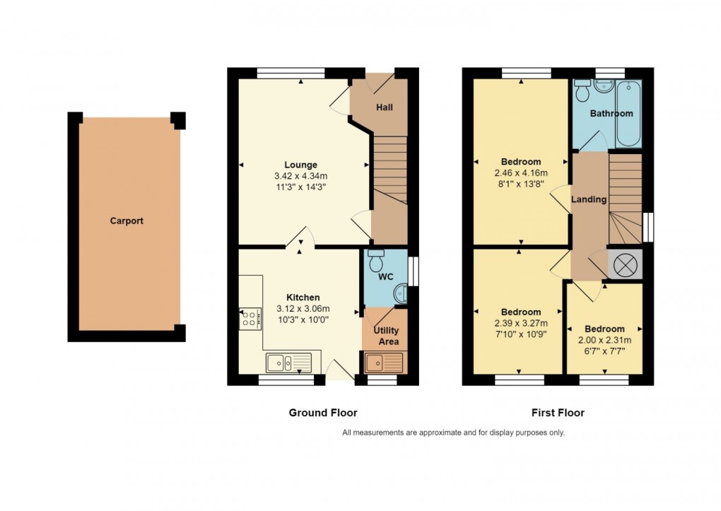 Floorplan for Tretoil View, Bodmin, Cornwall, PL31