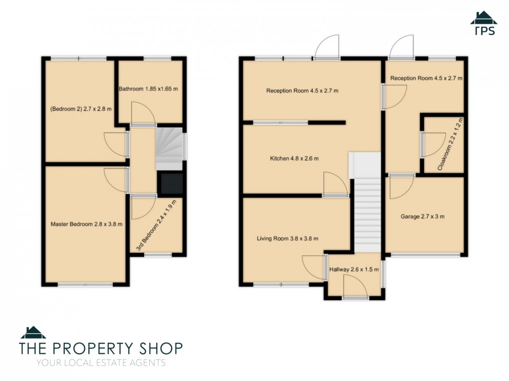 Floorplan for Celia Heights, Bodmin, Cornwall, PL31