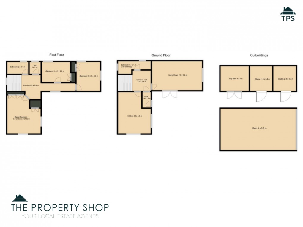 Floorplan for Halgavor Lane, Bodmin, Cornwall, PL31