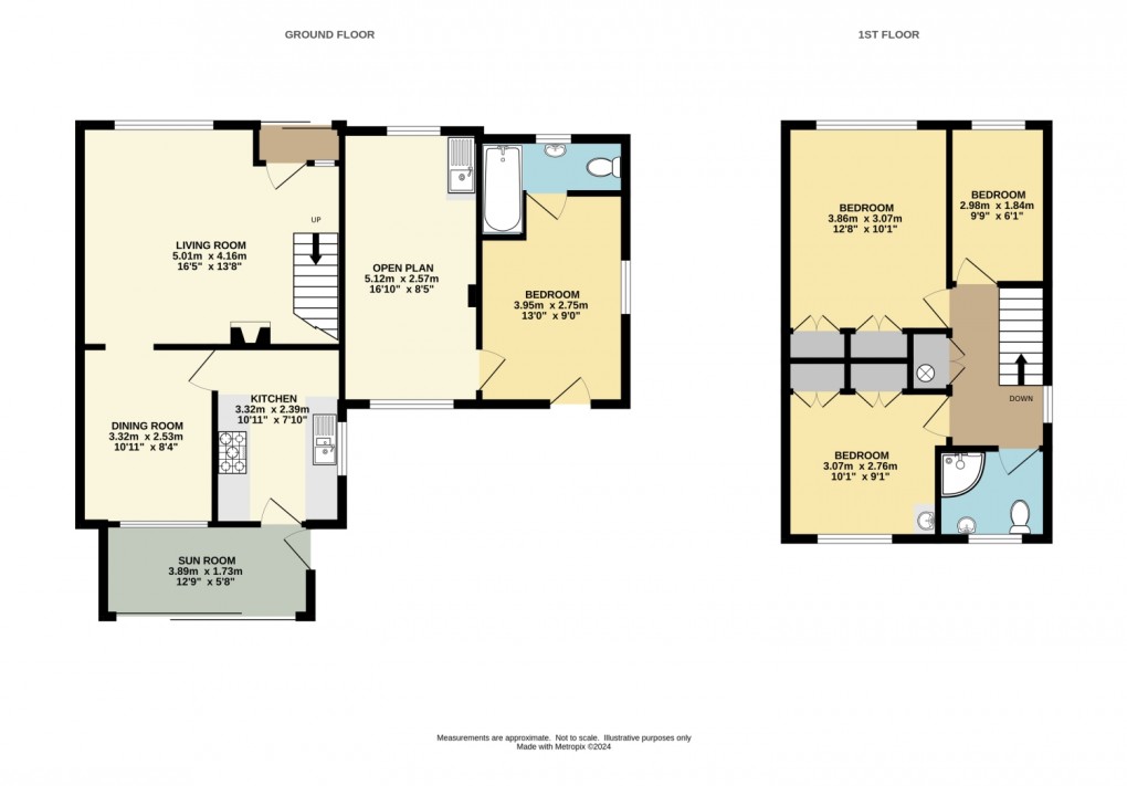 Floorplan for Killyvarder Way, St. Austell, Cornwall, PL25