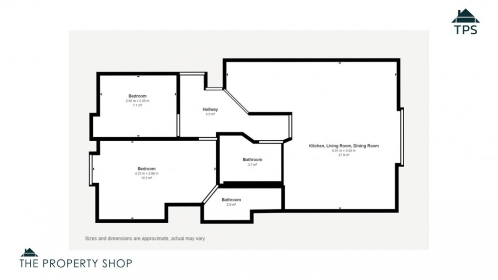 Floorplan for Brunel Quays Great Western Village, Lostwithiel, Cornwall, PL22