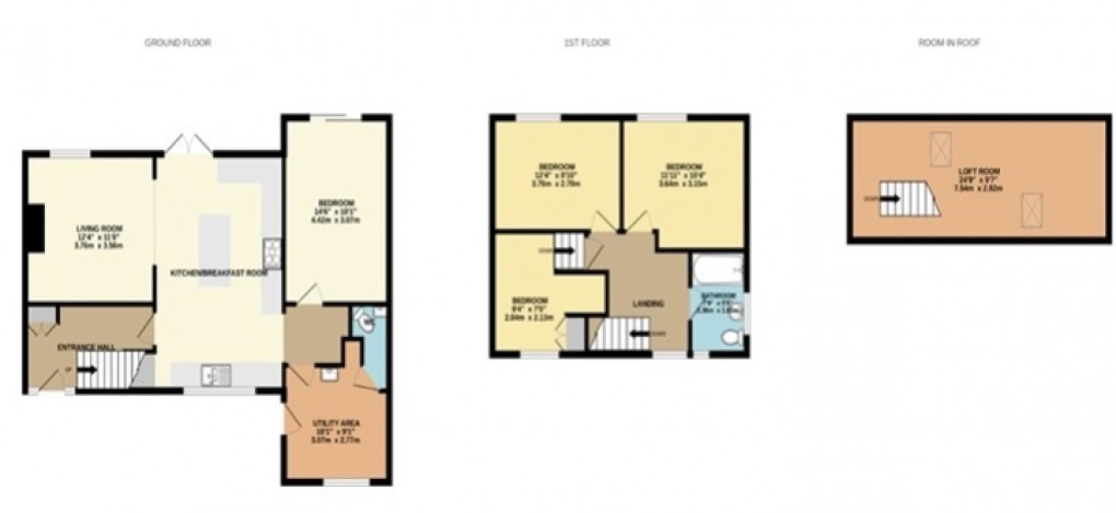 Floorplan for Church Park, Bodmin, Cornwall, PL31