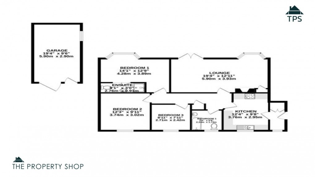 Floorplan for Crinnicks Hill, Bodmin, Cornwall, PL31