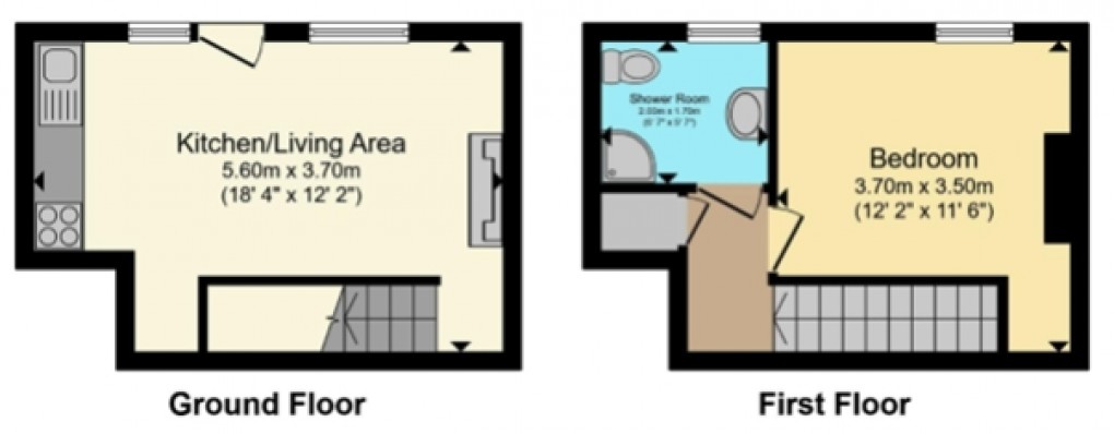 Floorplan for Park Road, Wadebridge, Cornwall, PL27