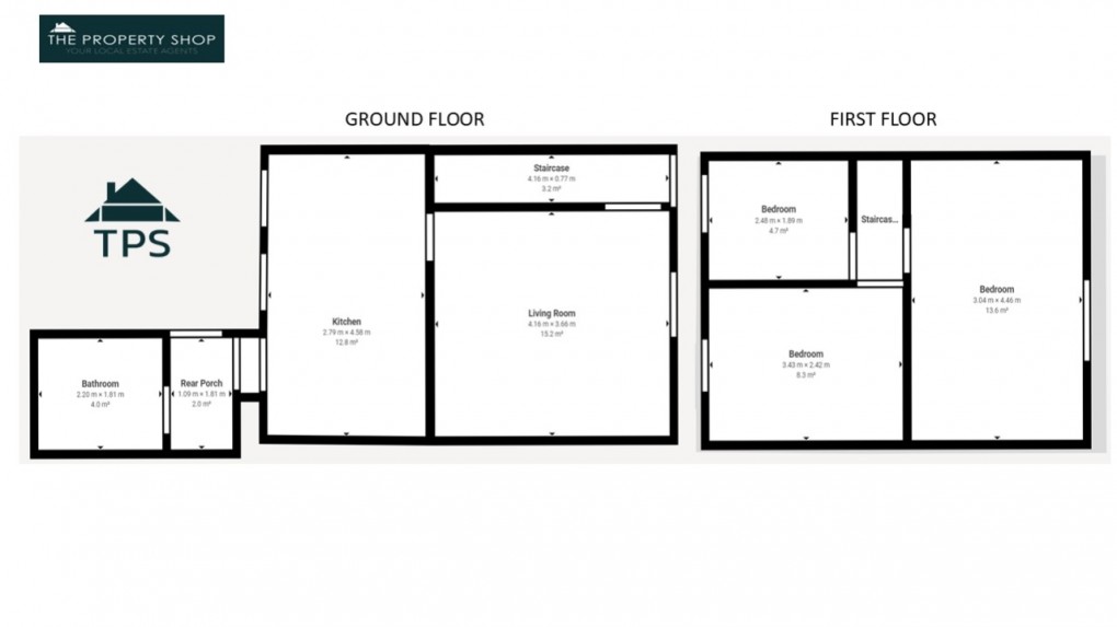 Floorplan for St. Marys Road, Bodmin, Cornwall, PL31