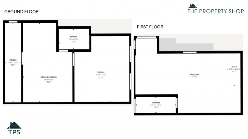 Floorplan for The Old Coachworks, Grenville Road, Lostwithiel, Cornwall, PL22