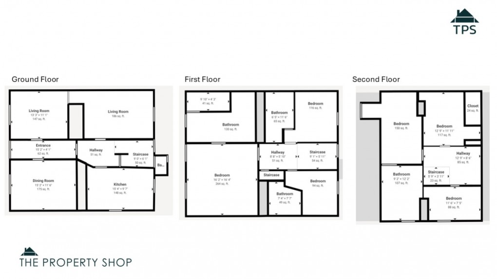 Floorplan for Lostwithiel Street, Fowey, Cornwall, PL23