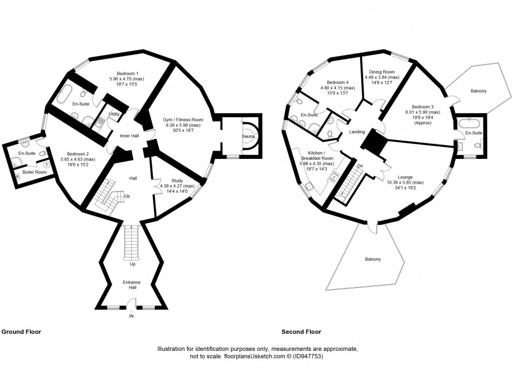 Floorplan for 32 Tremayne House Park Drive, Bodmin